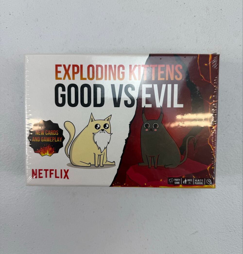 Exploding Kittens: Good vs Evil Netflix NEW & SEALED Age 7+ Card Game